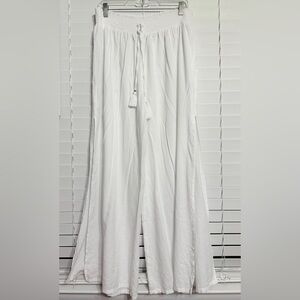 #6)  NWOT Time and Tru lightly sheer cover up pants with side slit  1X(16W-18W)